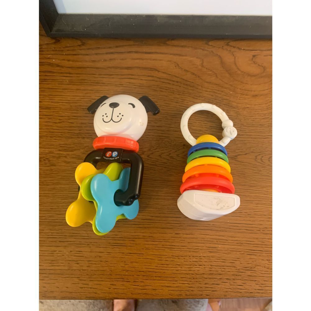 Fisher Price baby rattles clackers toys